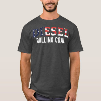 T-shirt ROLL CHARBON TRUCK DIESEL MECHANIC Diesel laminage