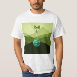 T-shirt Roll, D20 Dagger