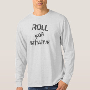 T-shirt "Roll for Initiative" Dragons de donjons en détres