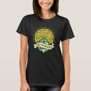 T-shirt Roll For Initiative Rpg Saint Dice Rôle Jouer