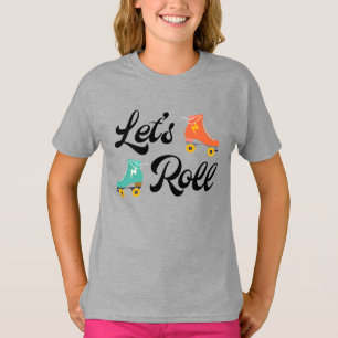 T-shirt Roll Roller Skate Birthday Shirt