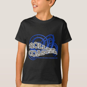 T-shirt Roller Coaster Bleu and Grey RJC01WS.png