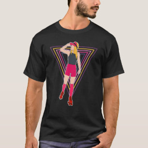 T-shirt Roller cool Patinage Pour Femmes Rollerskate Rol