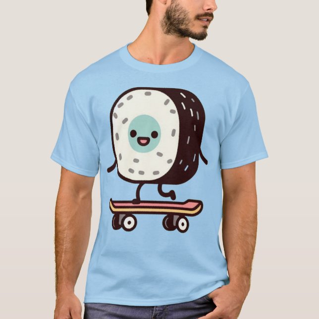 T-shirt Roller de sushi (Devant)
