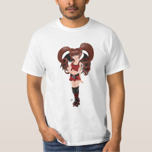T-shirt Roller Derby Anime Patinage de fée