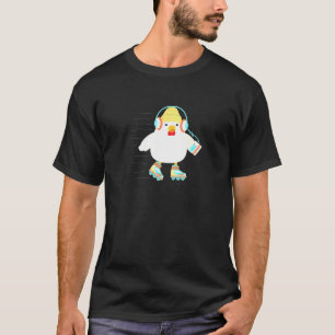 T-shirt Roller Derby Chick Rollerskate