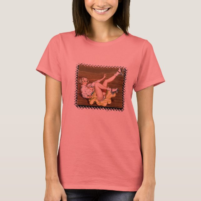 T-shirt Roller Derby Girls ! (Devant)