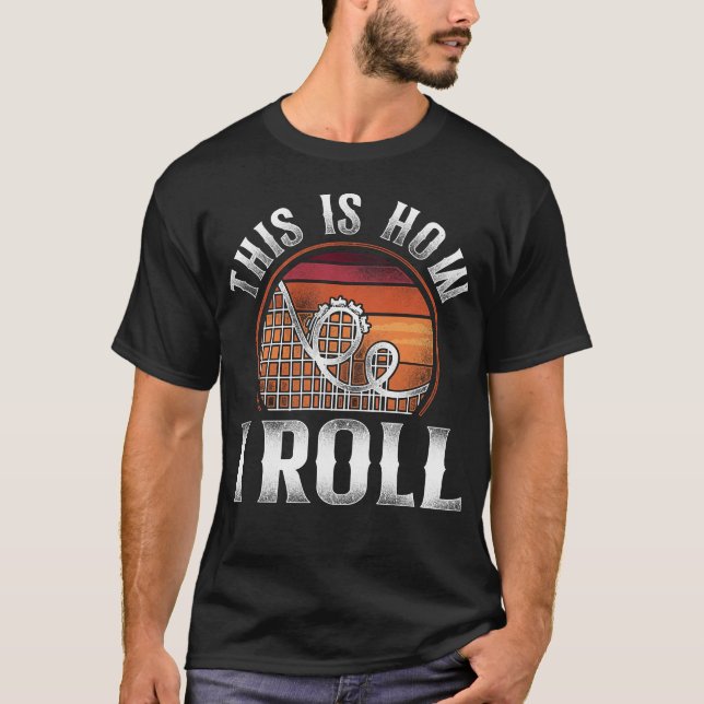 T-shirt Roller Dessous de verre Amusement Park C'Est Comme (Devant)