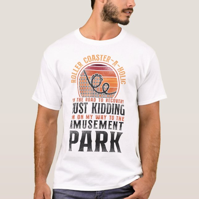 T-shirt Roller Dessous de verre Amusement Park Roller (Devant)