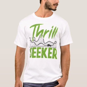 T-shirt Roller Dessous de verre Amusement Park Thrill Cher