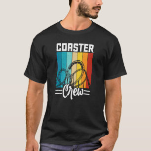 T-shirt Roller Dessous de verre Crew Style Rétro Thème Par