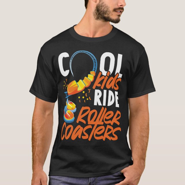 T-shirt Roller Dessous de verre Parc d'attractions Cool Ki (Devant)