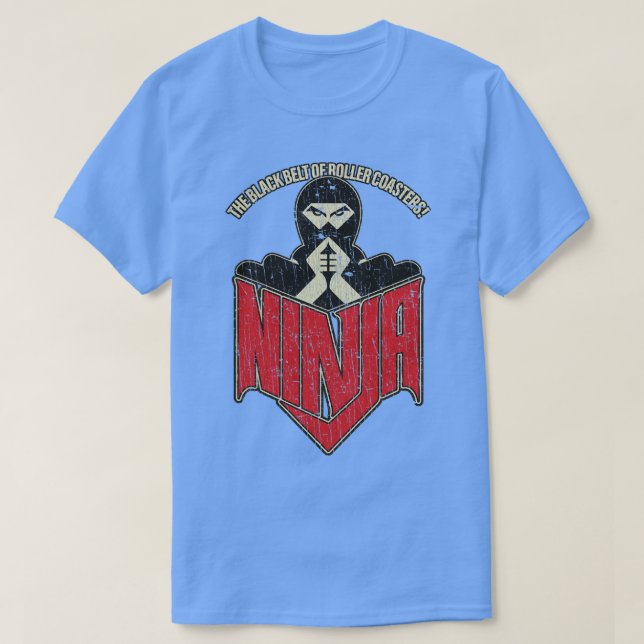 T-shirt Roller Dessous de verre Ride The Ninja 1988 (Design devant)