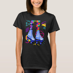 T-shirt Roller Girl Retro Roller Skate les années 70 80s