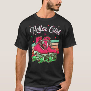 T-shirt Roller Girl Skaters Patinage Patinage Vintage les