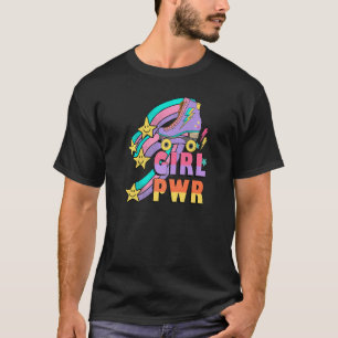 T-shirt Roller Patinage Retro Vêtements Girl Power