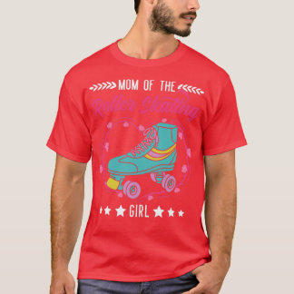 T-shirt Roller Skate Girl Maman Patinage