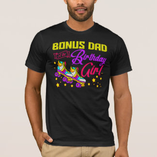 T-shirt Roller Skates Bonus De Patinage Papa De L'Annivers