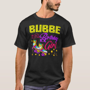 T-shirt Roller Skates Bubbe De Patinage De L'Anniversaire