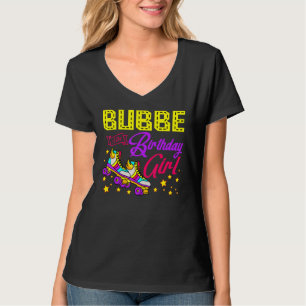 T-shirt Roller Skates Bubbe De Patinage De L'Anniversaire 