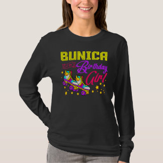 T-shirt Roller Skates Patinage Bunica De La Fille Annivers