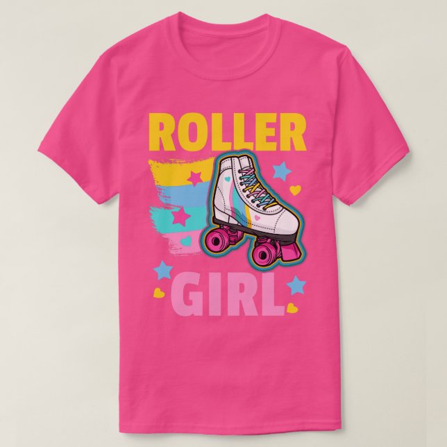T-shirt Roller Skates Roller Girl (Design devant)