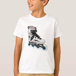 T-shirt Rollerblades Rollerskates Inline Patins Art