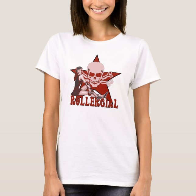 T-shirt rollergirl (Devant)