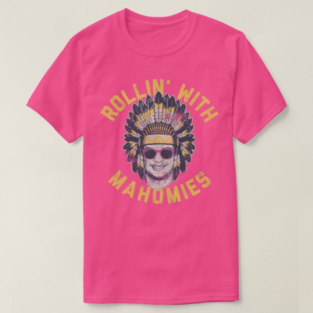 T-shirt Rollin Avec Mahomies Patrick Mahomes Chefs Inspire (Design devant)