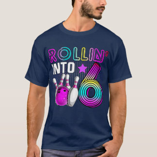 T-shirt Rollin en 6 Bowling Anniversaire 6 Anniversaire