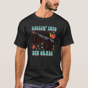 T-shirt Rollin' Into 5th Grade Monster Truck Girls Back To