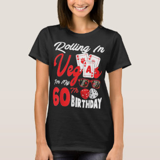 T-shirt Rolling à Vegas pour mon 60e anniversaire Las Vega