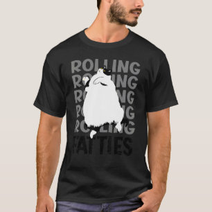 T-shirt Rolling Fatties Cat Cat Tenue Cat Papa Cat Maman