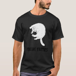 T-shirt Rolling Fatties Chat Chat Tenue Chat Papa Chat M