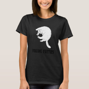 T-shirt Rolling Fatties Chat Chat tenue Chat Papa Chat Mam