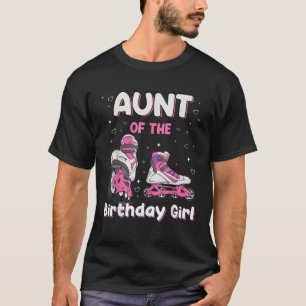 T-shirt Rolling Roller Skate Tante Anniversaire Famille co