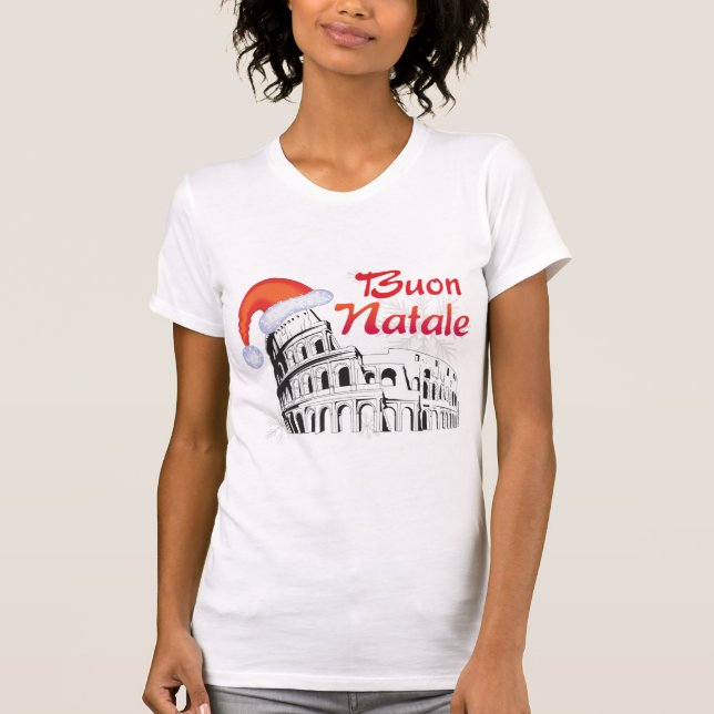 T-shirt Roma Buon Natale (Devant)