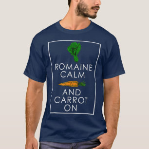 T-shirt Romaine Calme et Carotte sur les jardiniers amusan
