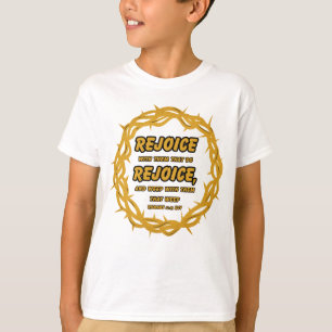 T-shirt Romains 12:15 KJV Bible Ecriture Verse Boy's