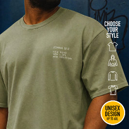 T-shirt Romains 12:2 Nouveau style de vie chrétien minimal