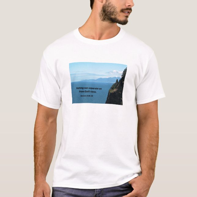 T-shirt Romains 8:38-39 Rien ne peut nous séparer.... (Devant)