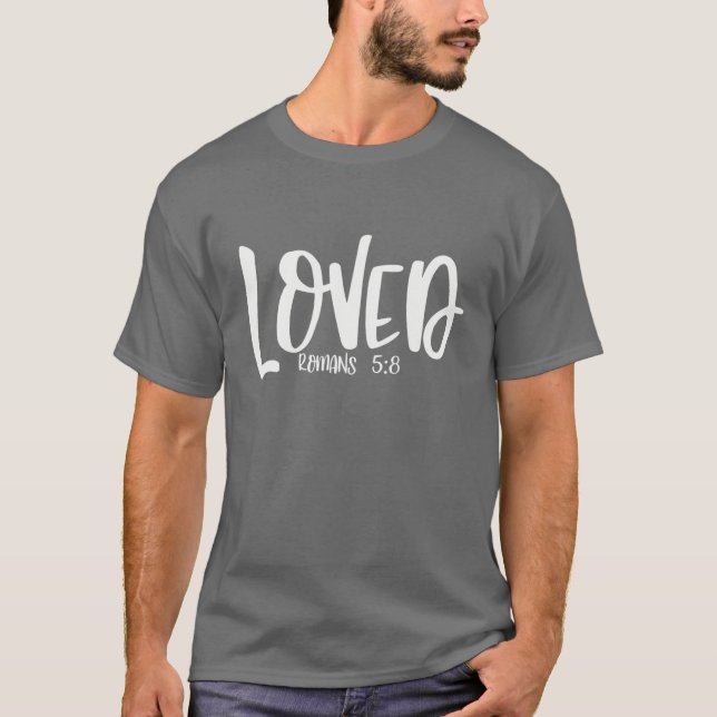 T-shirt Romains Amoureux 5:8 Matching Bestfriends Matching (Devant)