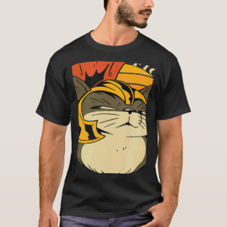 T-shirt Roman Cat Soldier Helmet Costume A Galea Kitten Te