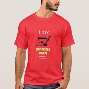 T-shirt Roman de nouveauté drôle SUPERHÉROS JE SUIS IRONIN