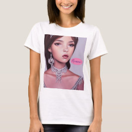 T-shirt Romance adolescente princesse