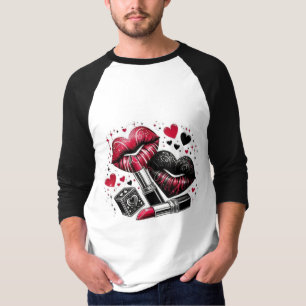 T-shirt Romance, Amour, Baiser