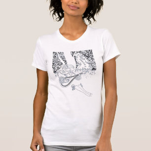 T-SHIRT ROMANCE DE LA JOURNÉE DE VALENTINE, AMOUREUX ROMAN