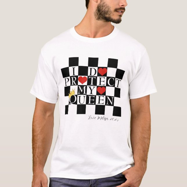 T-shirt Romance d'échecs (Devant)