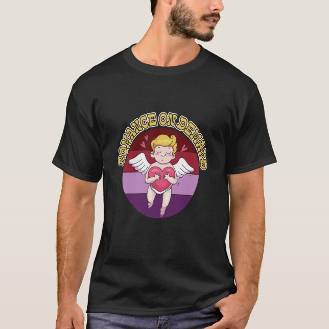T-shirt Romance on demand makes people fall in love cupid' (Devant)