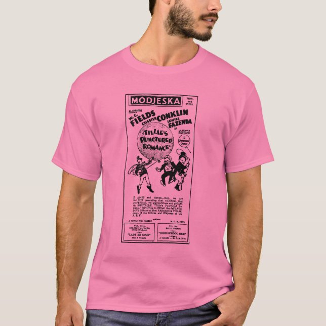 T-shirt Romance perforé de W.C. Fields Tillie's (Devant)